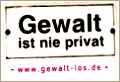 Gewalt ist nie privat.